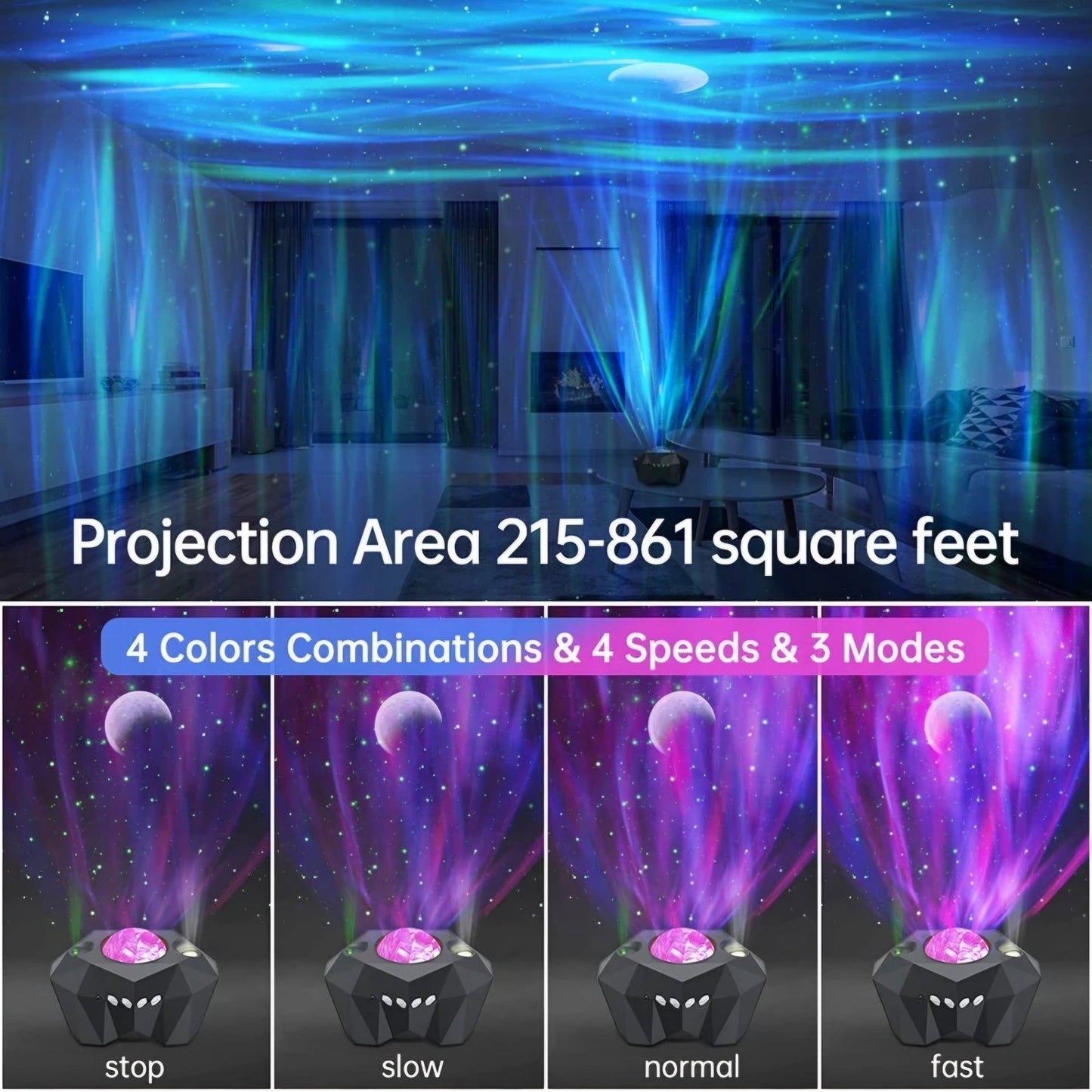 Dream Aurora Csillag Projektor - | Cyber Bazaar