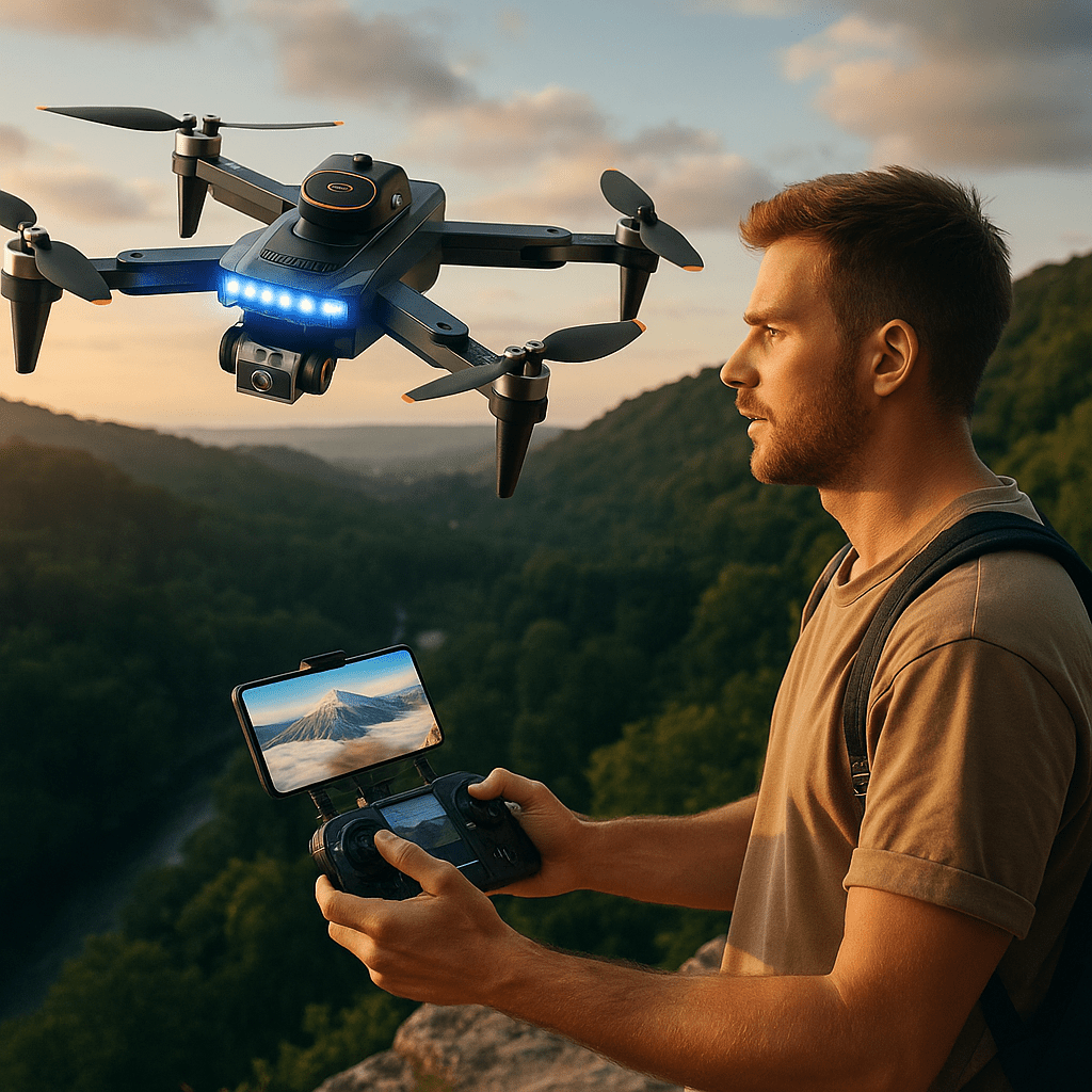 Duál 4K Dron Intelligens Akadályelkerüléssel - | Cyber Bazaar