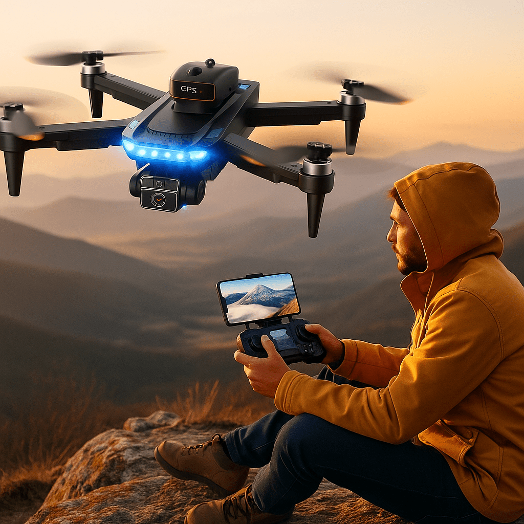 Duál 4K Dron Intelligens Akadályelkerüléssel - | Cyber Bazaar