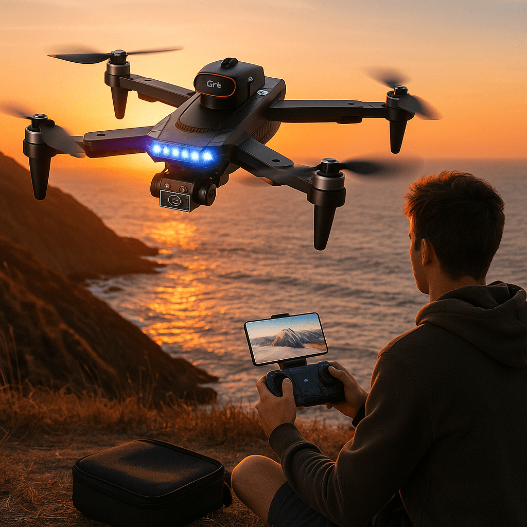 Duál 4K Dron Intelligens Akadályelkerüléssel - | Cyber Bazaar