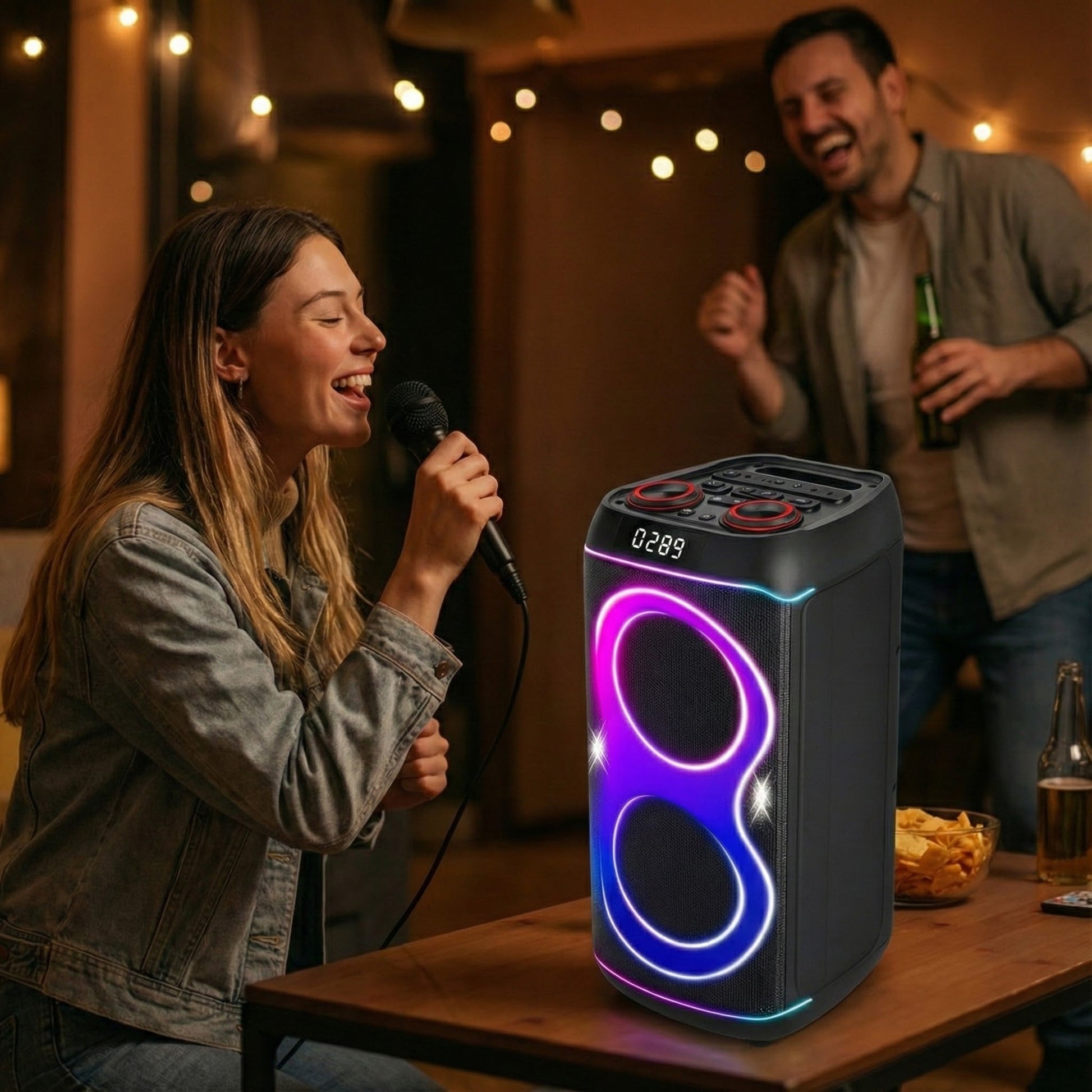 Dupla Mélynyomós Karaoke Hangrendszer - | Cyber Bazaar