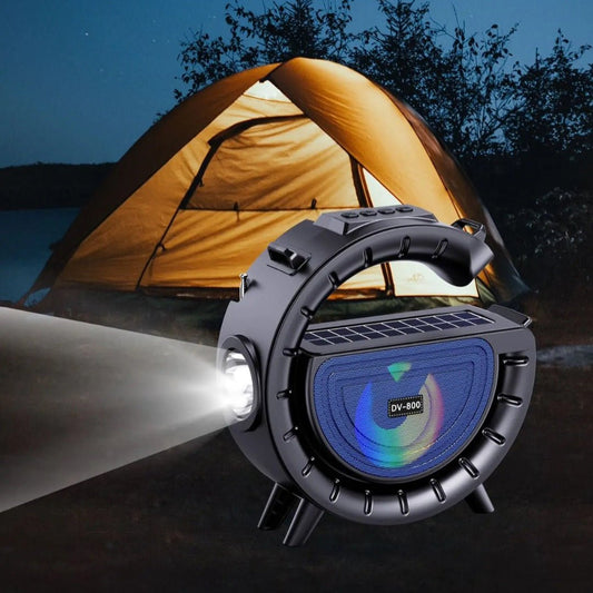 DV - 800 Hordozható Napelemes Bluetooth Hangszóró - | Cyber Bazaar