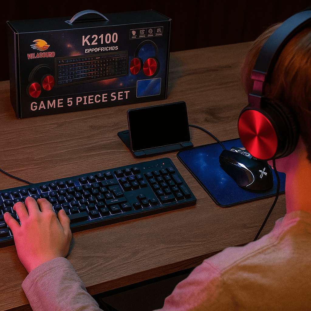 E - Sport 5 az 1 - ben Gaming Szett - | Cyber Bazaar