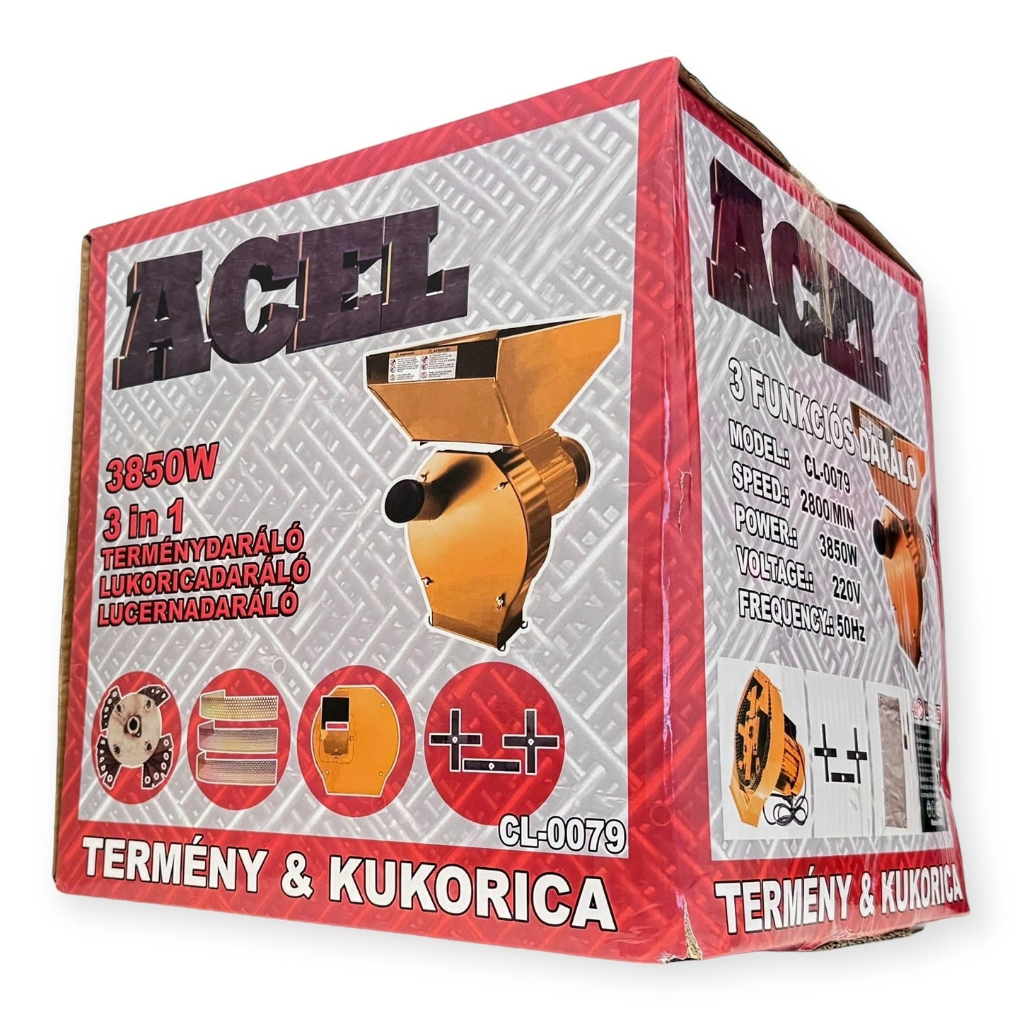Elektromos 3 az 1 - ben Terménydaráló, Kukoricadaráló és Lucernadaráló - | Cyber Bazaar