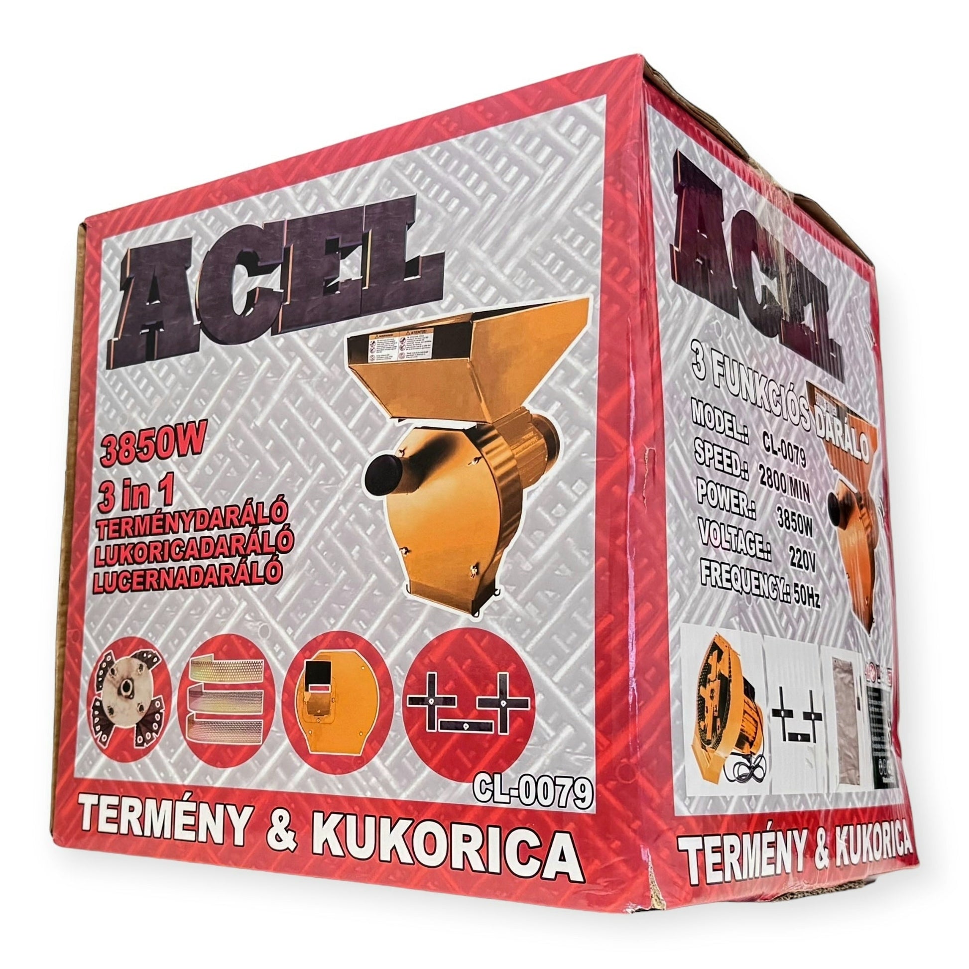 Elektromos 3 az 1 - ben Terménydaráló, Kukoricadaráló és Lucernadaráló - | Cyber Bazaar