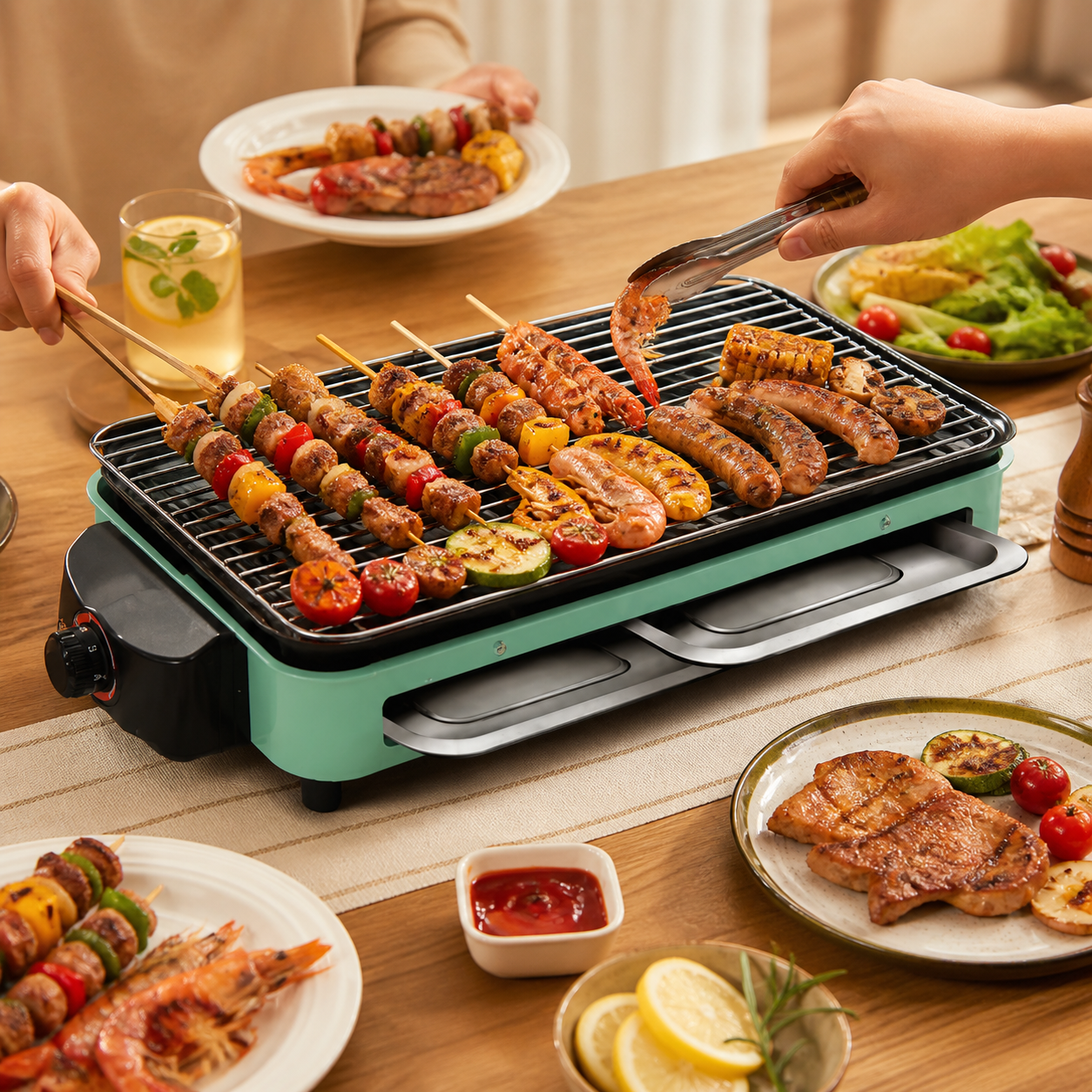 Elektromos Asztali Grill - | Cyber Bazaar