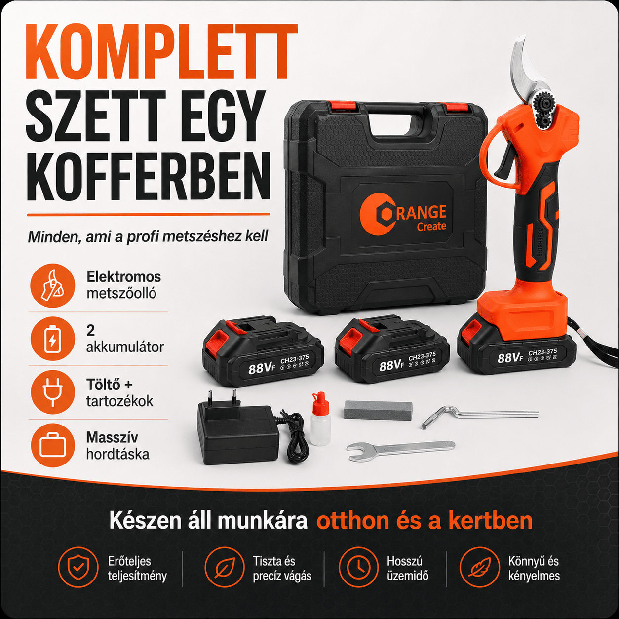 Elektromos Metszőolló Szet 88V - | Cyber Bazaar