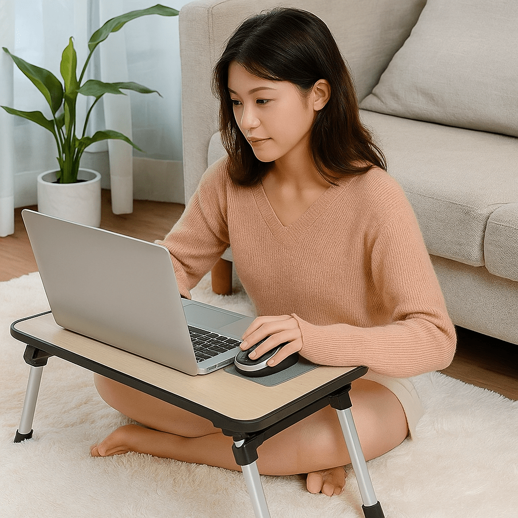Ergonomikus Multifunkciós Laptopasztal - | Cyber Bazaar