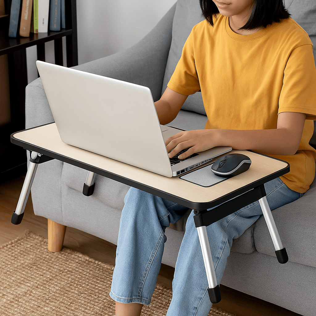 Ergonomikus Multifunkciós Laptopasztal - | Cyber Bazaar