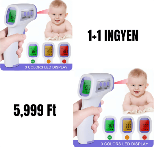 Érintkezés Nélküli Infravörös Hőmérő - 1+1 Ajándék - 0 | Cyber Bazaar