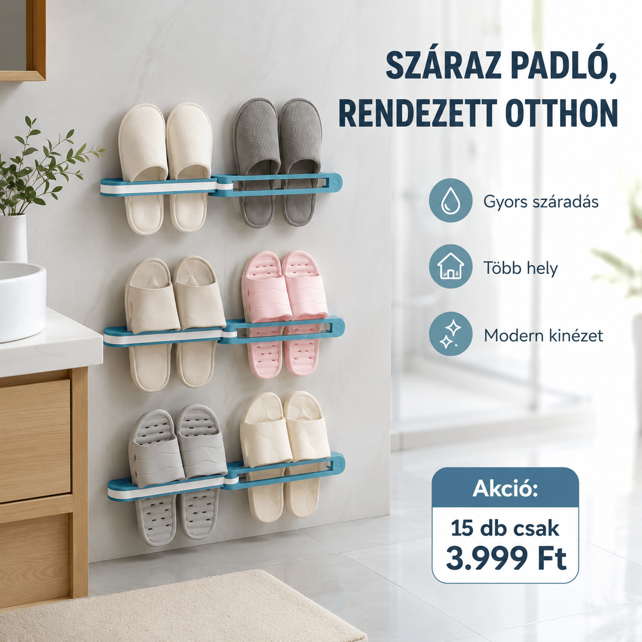 Fali Papucs Tartó - | Cyber Bazaar