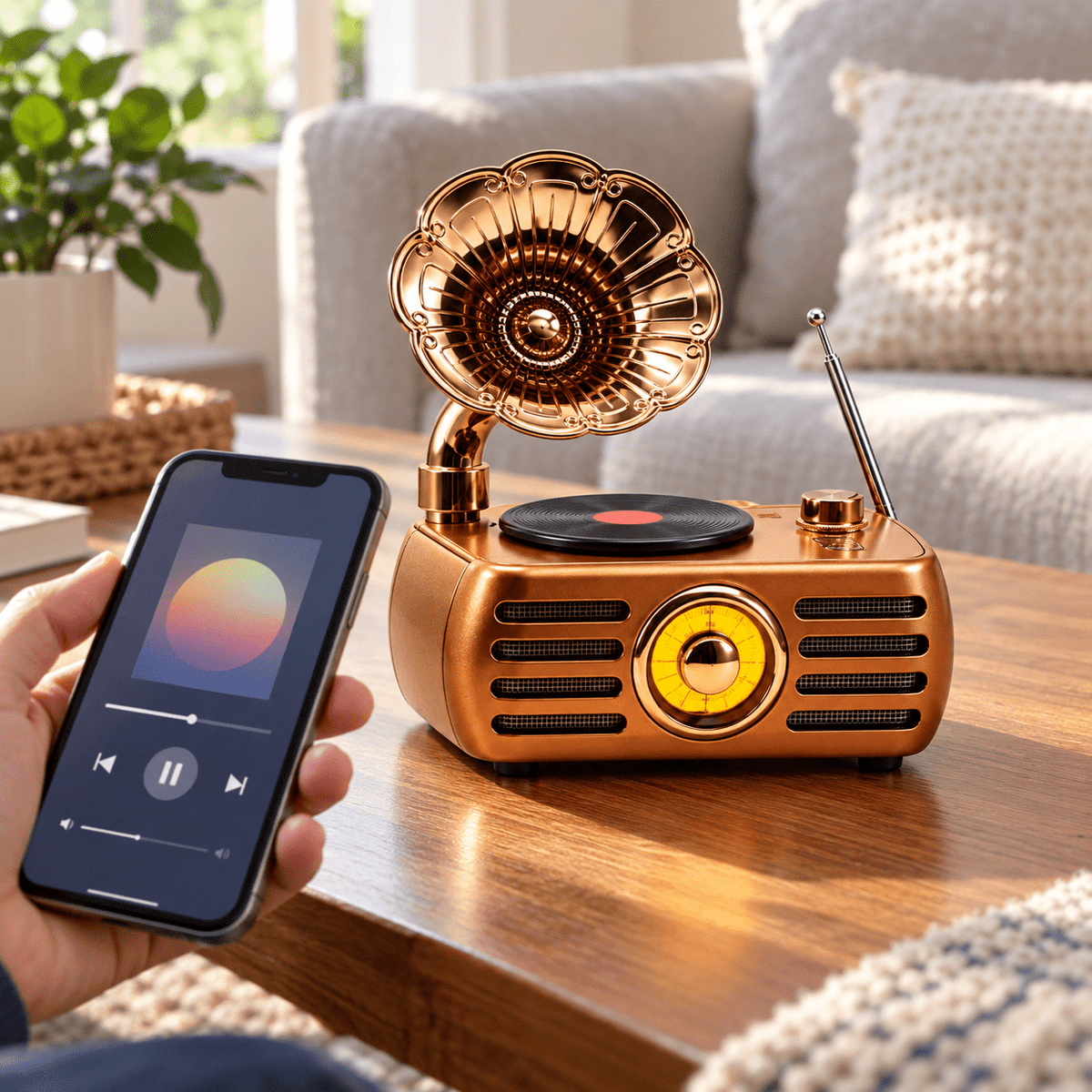 Feexot FX-2538B tölcséres Bluetooth rádió - Hangszórók és rádiók | Cyber Bazaar