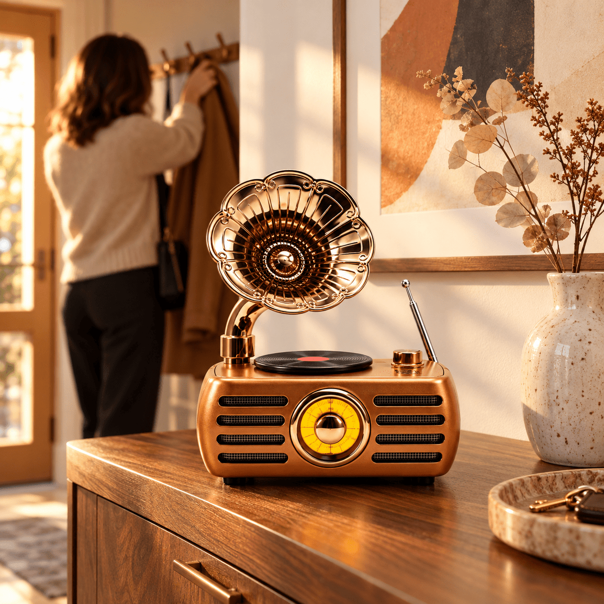 Feexot FX-2538B tölcséres Bluetooth rádió - Hangszórók és rádiók | Cyber Bazaar
