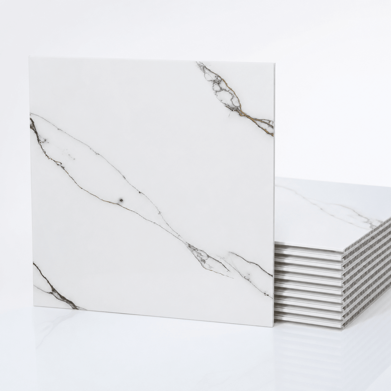 Fehér Márvány Mintás PVC Falpanel – 12 Darabos Csomag - | Cyber Bazaar