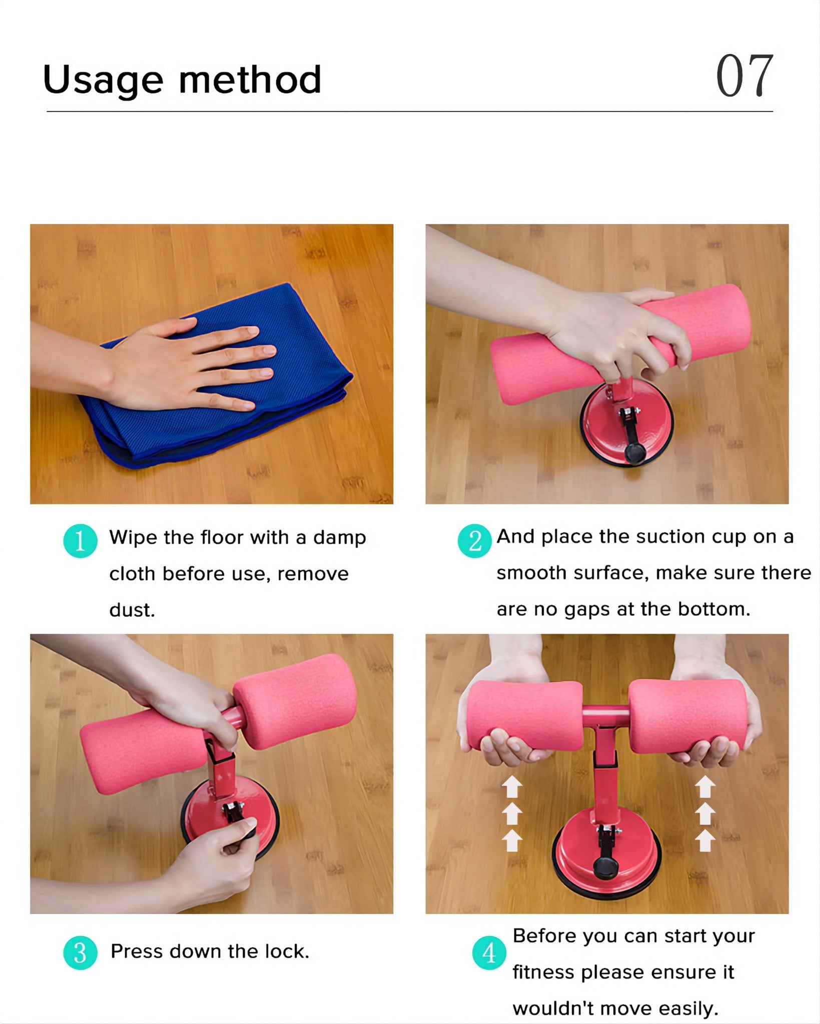 Fitnesz eszköz lábtámasszal, hasizmokhoz 1+1 INGYEN - | Cyber Bazaar