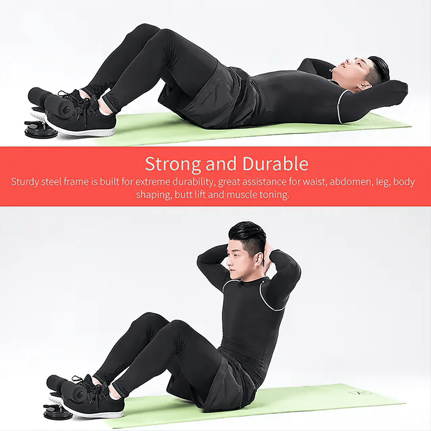 Fitnesz eszköz lábtámasszal, hasizmokhoz 1+1 INGYEN - | Cyber Bazaar