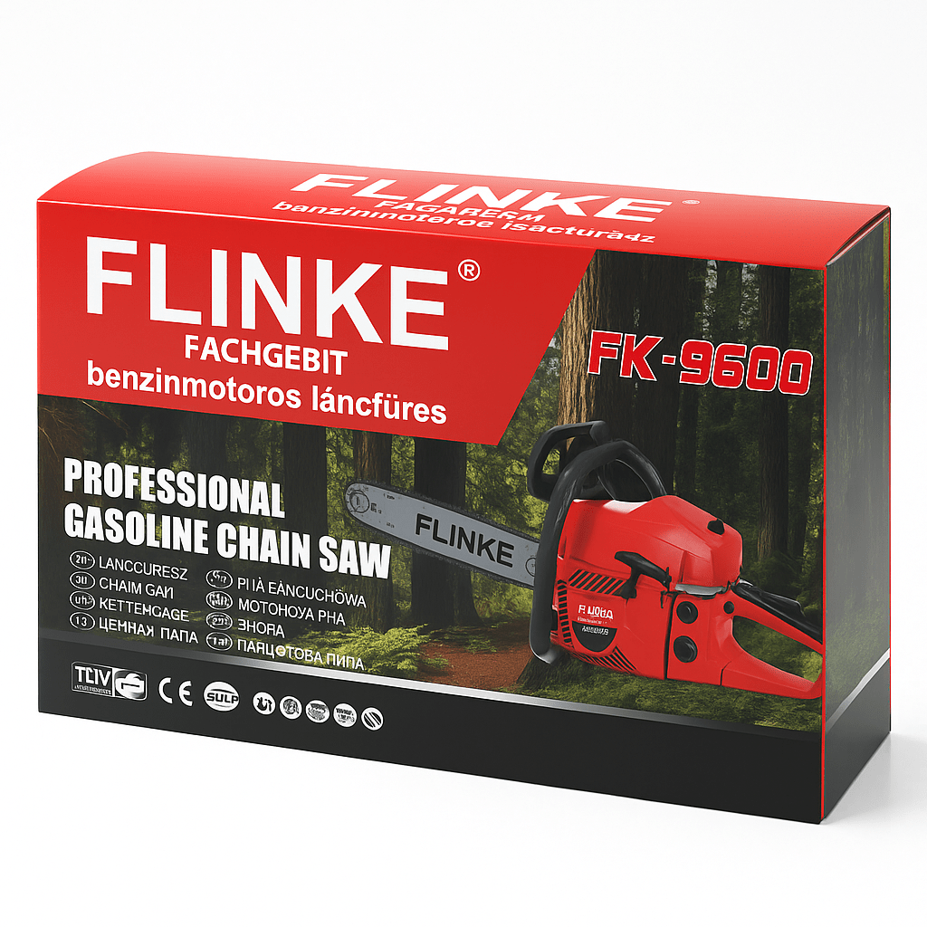 Flinke Benzinmotoros Láncfűrész - | Cyber Bazaar