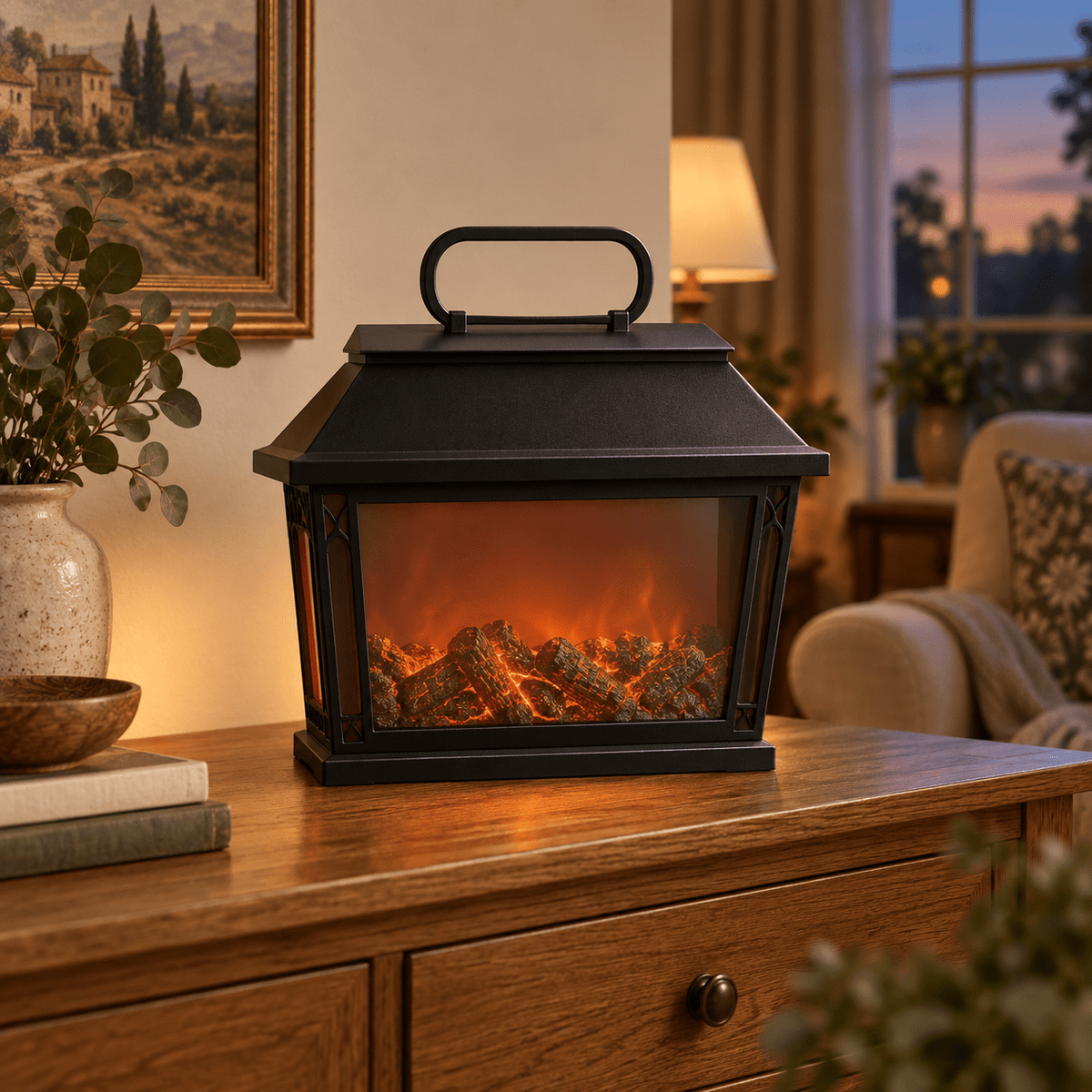 Fogantyús LED dekor lámpás – 29.8 × 13 × 30 cm | 18700 - LED dekoráció | Cyber Bazaar