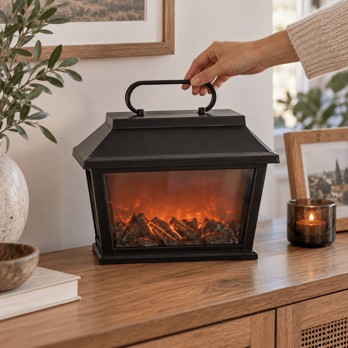 Fogantyús LED dekor lámpás – 29.8 × 13 × 30 cm | 18700 - LED dekoráció | Cyber Bazaar