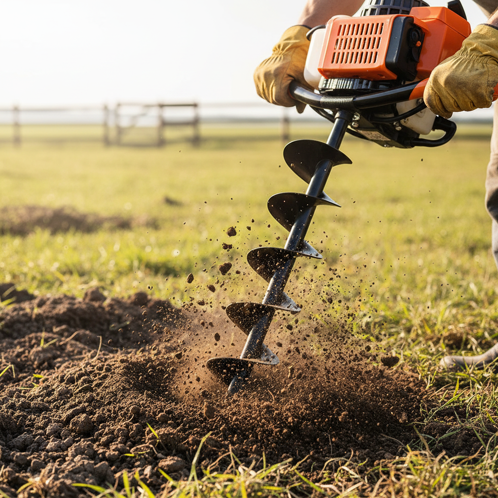 Gas Earth Auger Post Hole