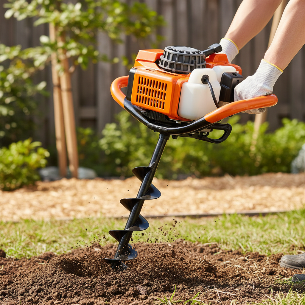 Gas Earth Auger Professional Detail