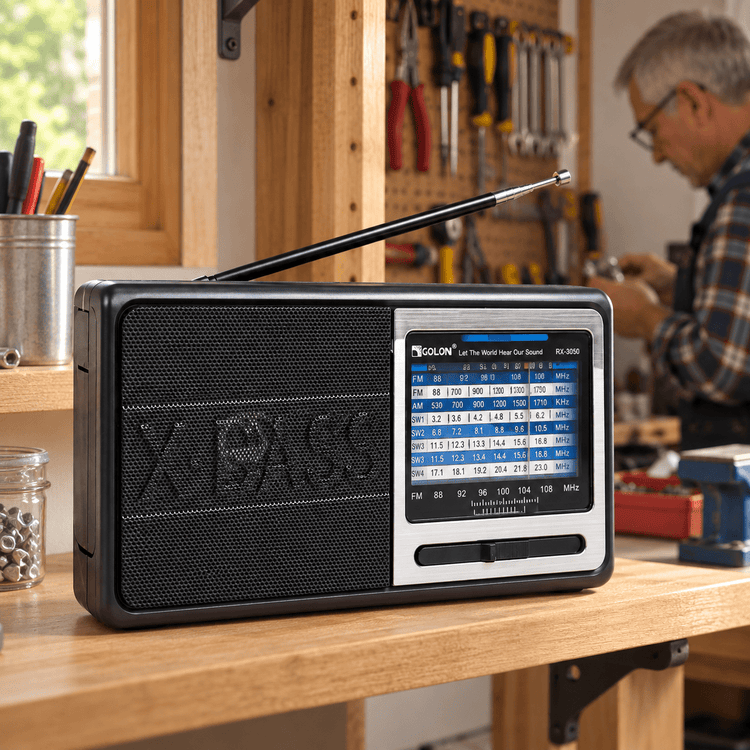 Golon RX-3050 hordozható rádió - Hangszórók és rádiók | Cyber Bazaar