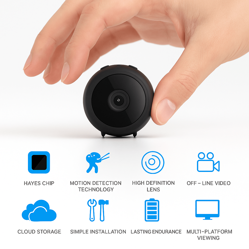 H6 Mini DV Kültéri Biztonsági Kamera - | Cyber Bazaar