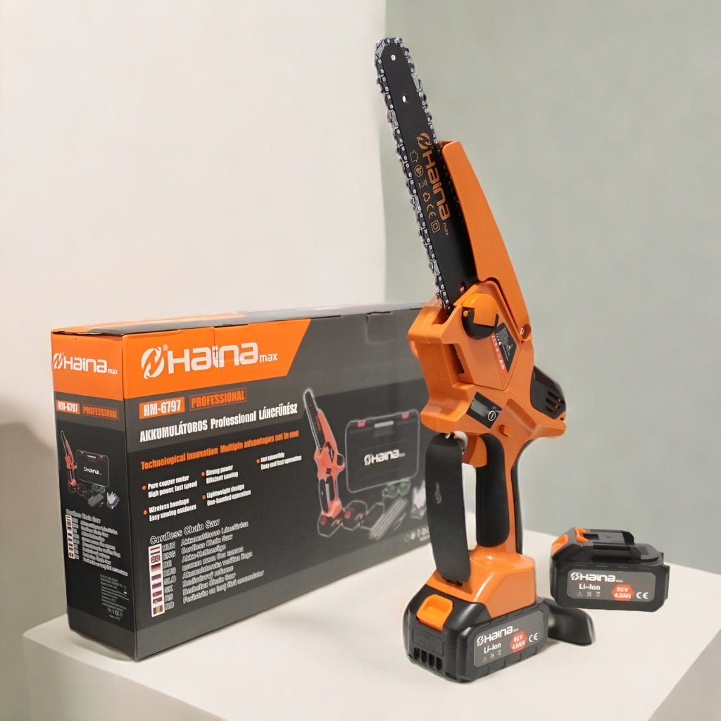Haina HM - 6797 Professzionális Akkumulátoros Láncfűrész - | Cyber Bazaar