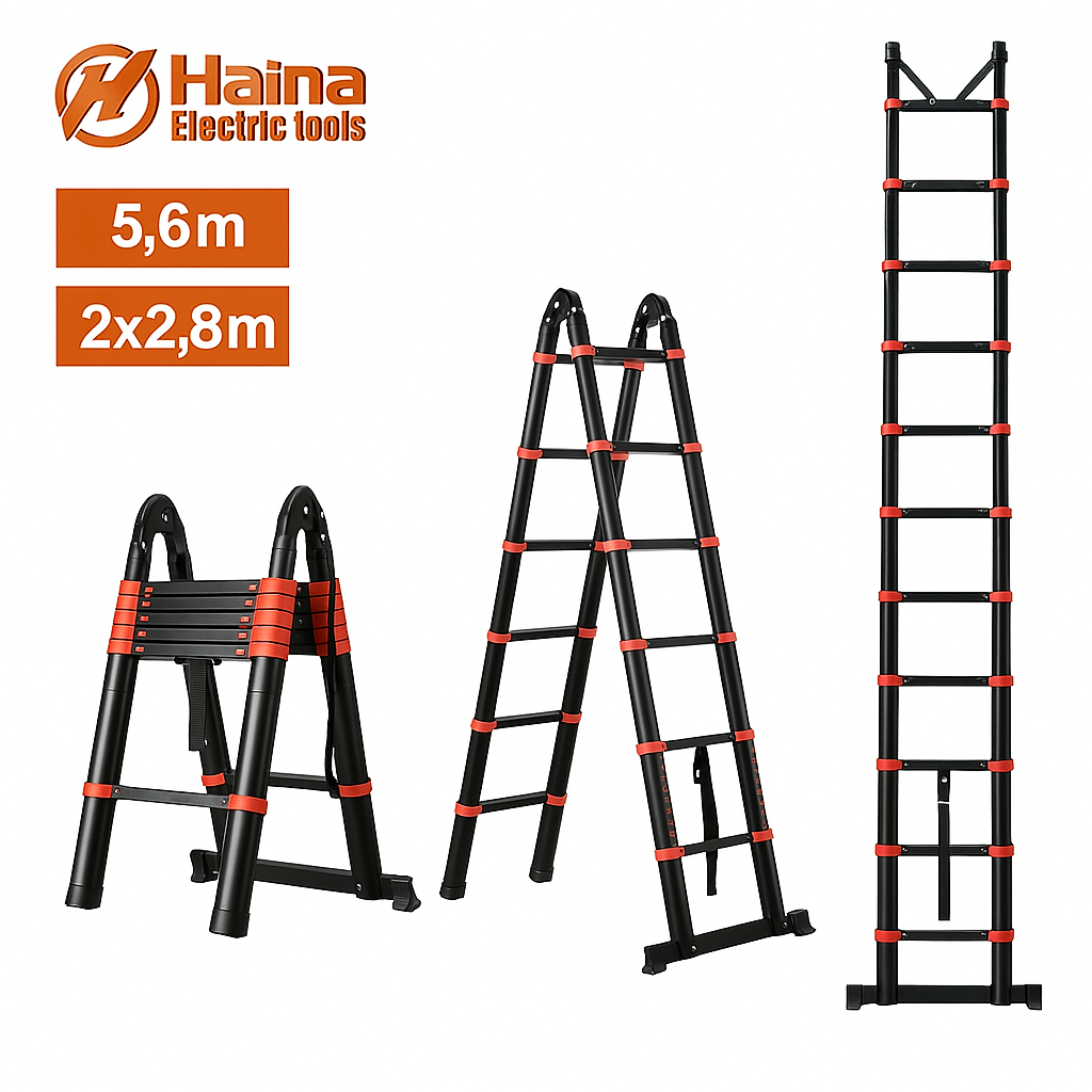 Haina M143 Teleszkópos Létra - | Cyber Bazaar