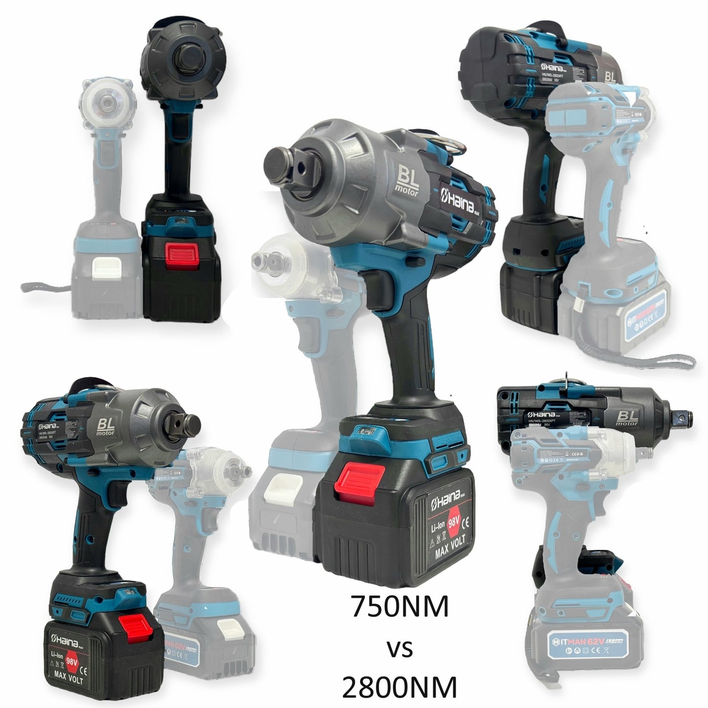 HAINA Ütvecsavarozó Kerékkulcs 2800Nm - | Cyber Bazaar