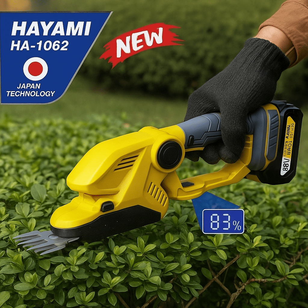 HAYAMI 88V Akkumulátoros Fű - és Sövényvágó - | Cyber Bazaar
