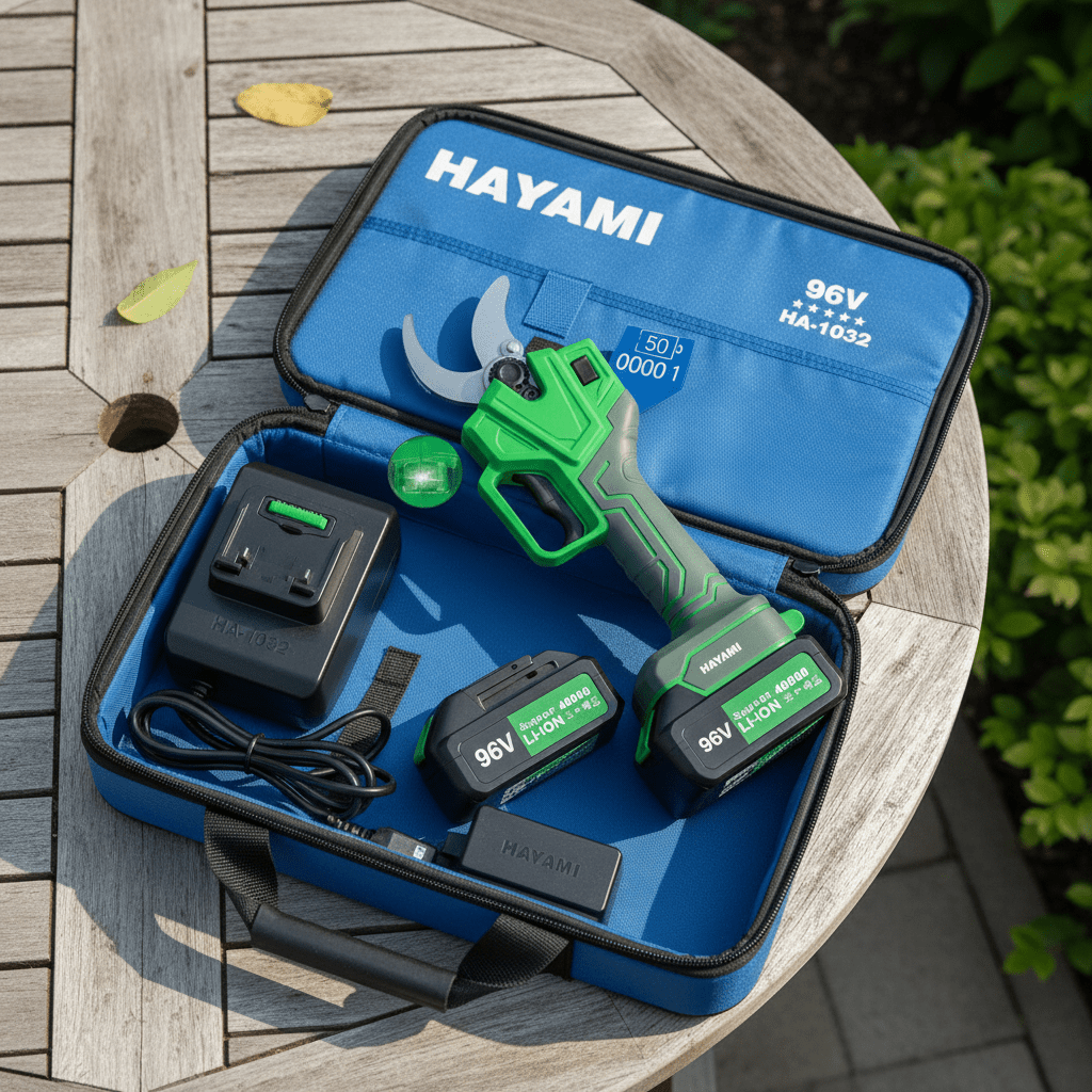 Hayami 96V Lítium Elektromos Kerti Olló - | Cyber Bazaar
