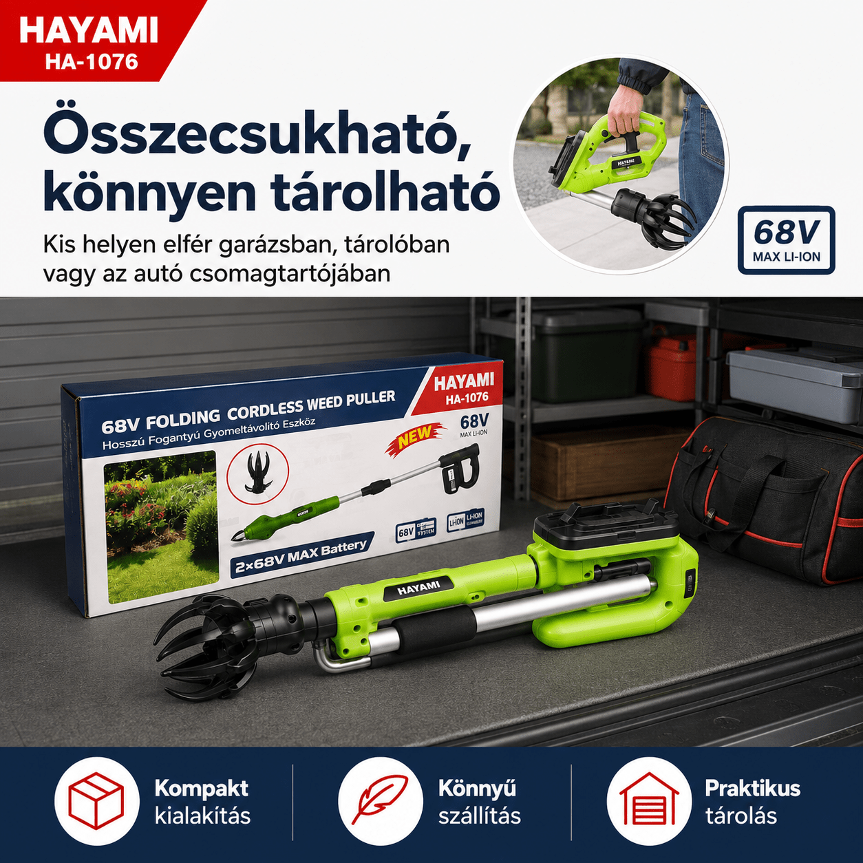 Hayami Akkumulátoros Gyomkiszedő - | Cyber Bazaar