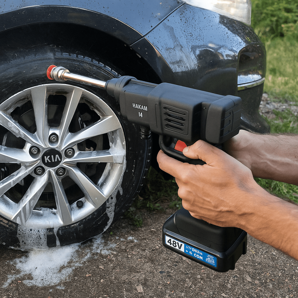 HAYAMI Akkumulátoros Vezeték Nélküli Autómosó - | Cyber Bazaar