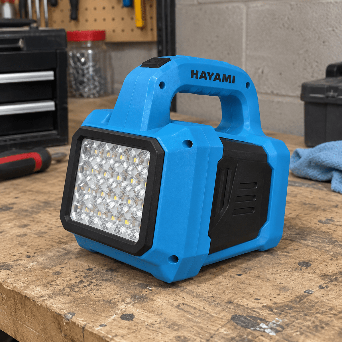HAYAMI HA-2014 hordozható inverter LED munkalámpával - Inverter | Cyber Bazaar