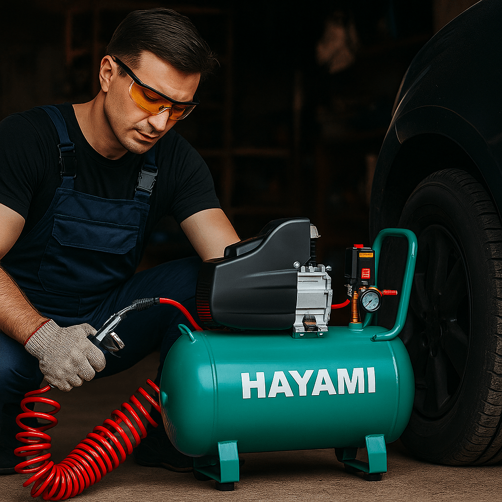 Hayami Légkompresszor – 100L - | Cyber Bazaar