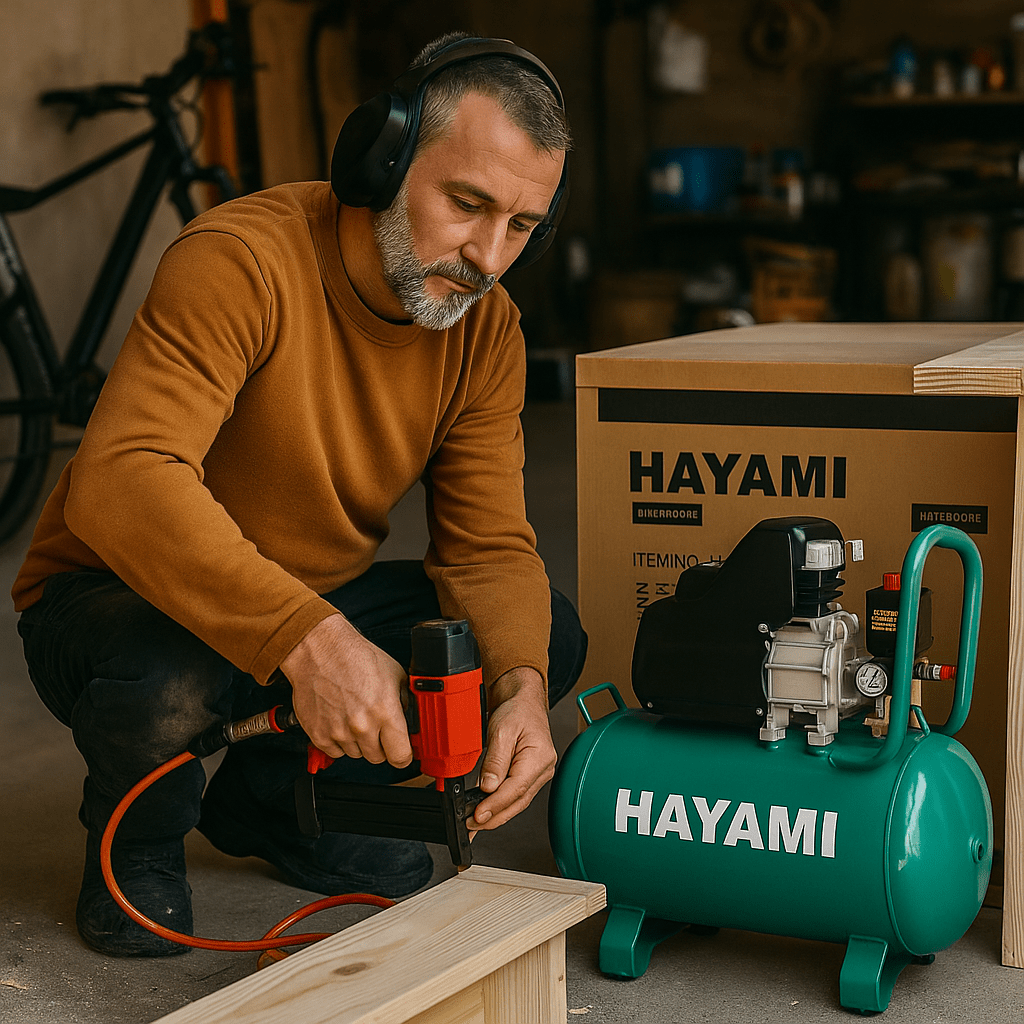 Hayami Légkompresszor – 100L - | Cyber Bazaar