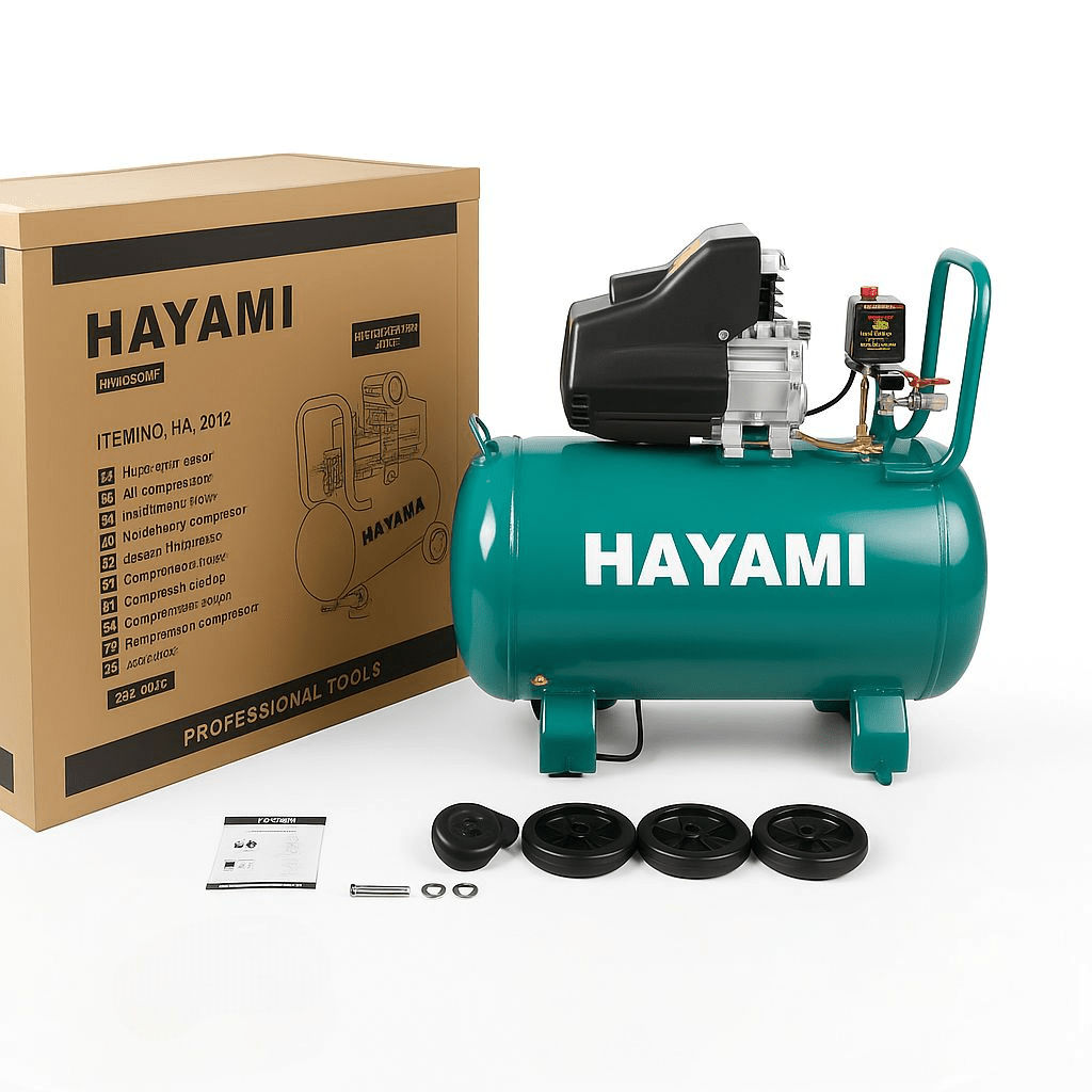 Hayami Légkompresszor – 100L - | Cyber Bazaar