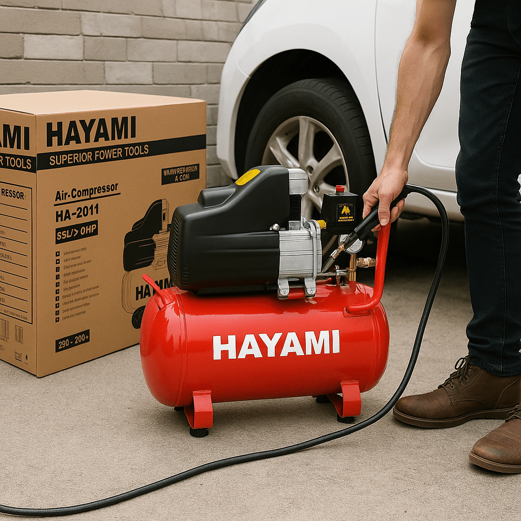 Hayami Légkompresszor – 50L - | Cyber Bazaar