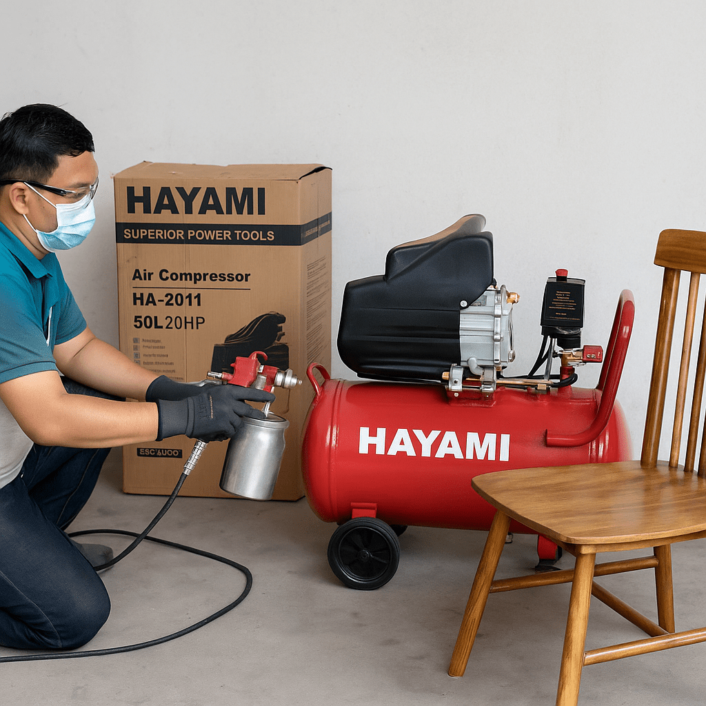 Hayami Légkompresszor – 50L - | Cyber Bazaar
