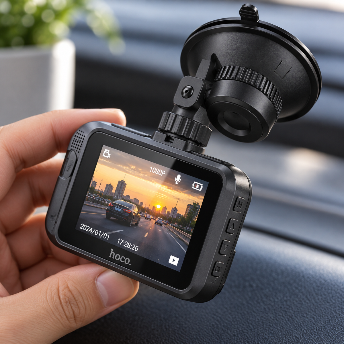 HOCO DV5 Full HD menetrögzítő kamera – 3″ IPS – részletek