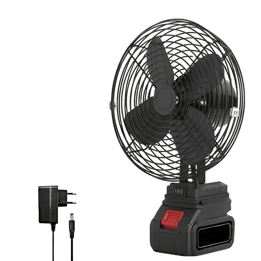 Hordozható Akkumulátoros Ventilátor 25 cm - | Cyber Bazaar