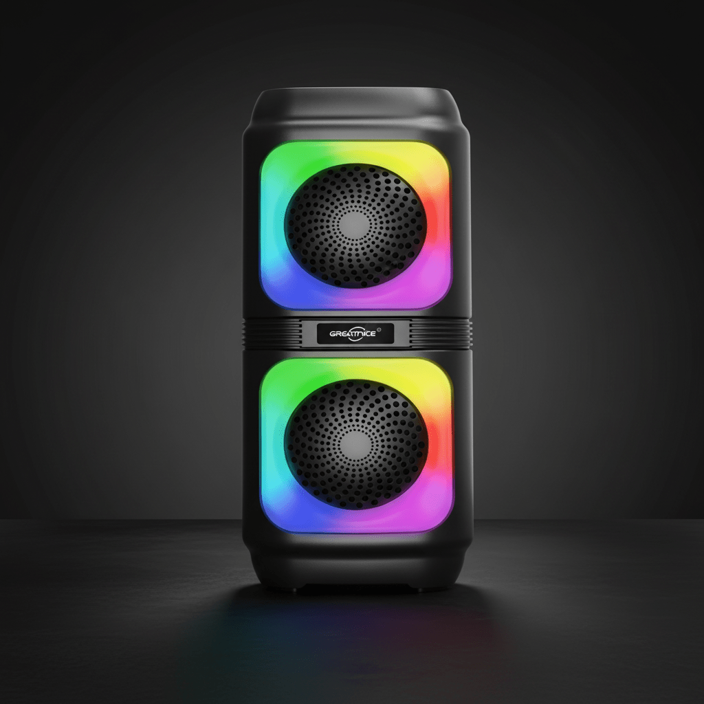 Hordozható Bluetooth Hangszóró Mikrofonnal - | Cyber Bazaar