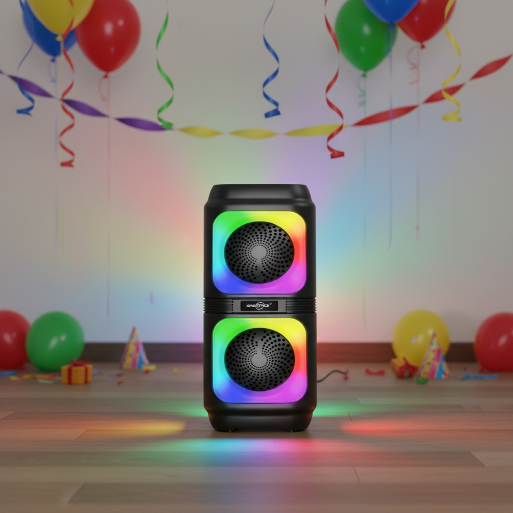 Hordozható Bluetooth Hangszóró Mikrofonnal - | Cyber Bazaar