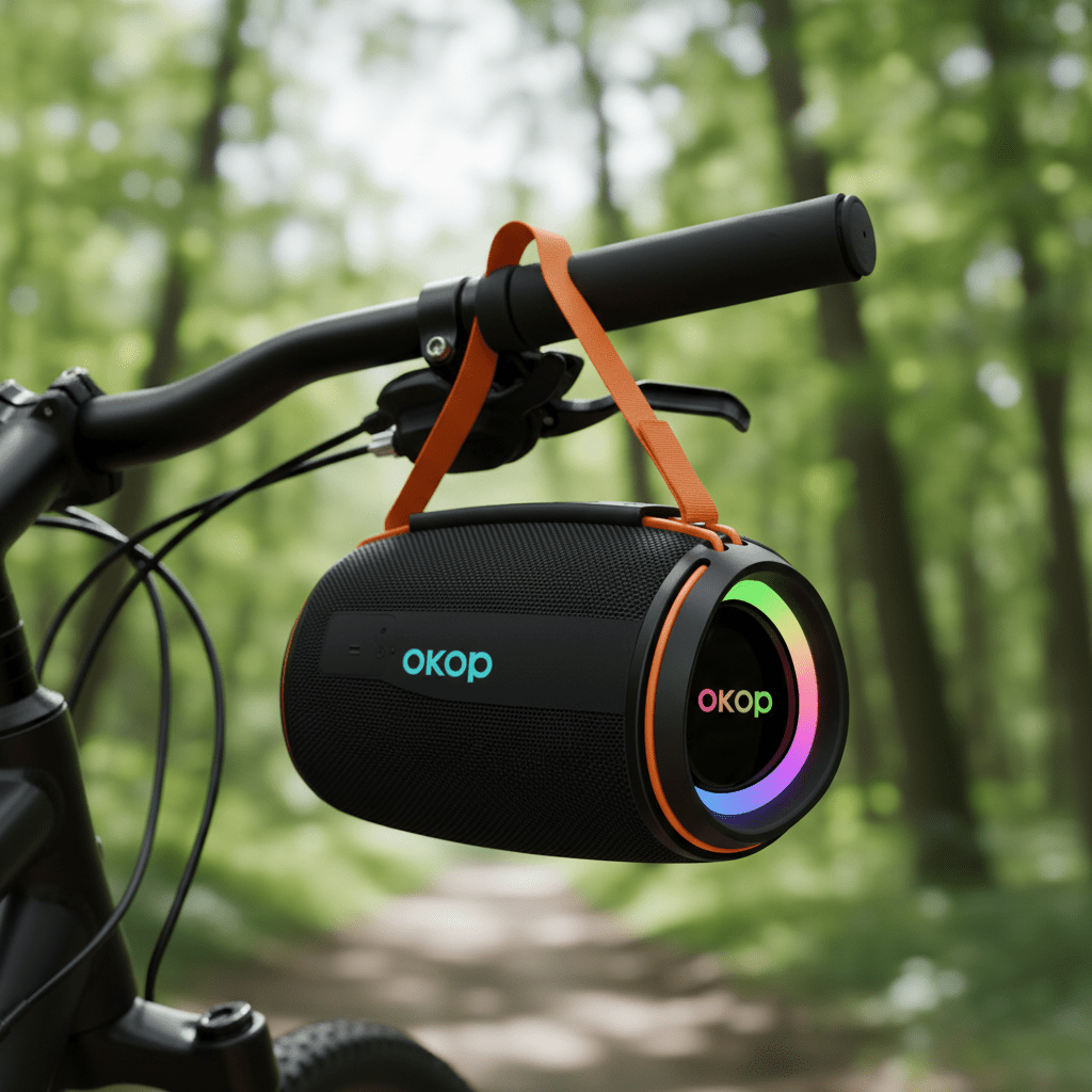 Hordozható Bluetooth Hangszóró RGB LED 20W 2400mAh - | Cyber Bazaar