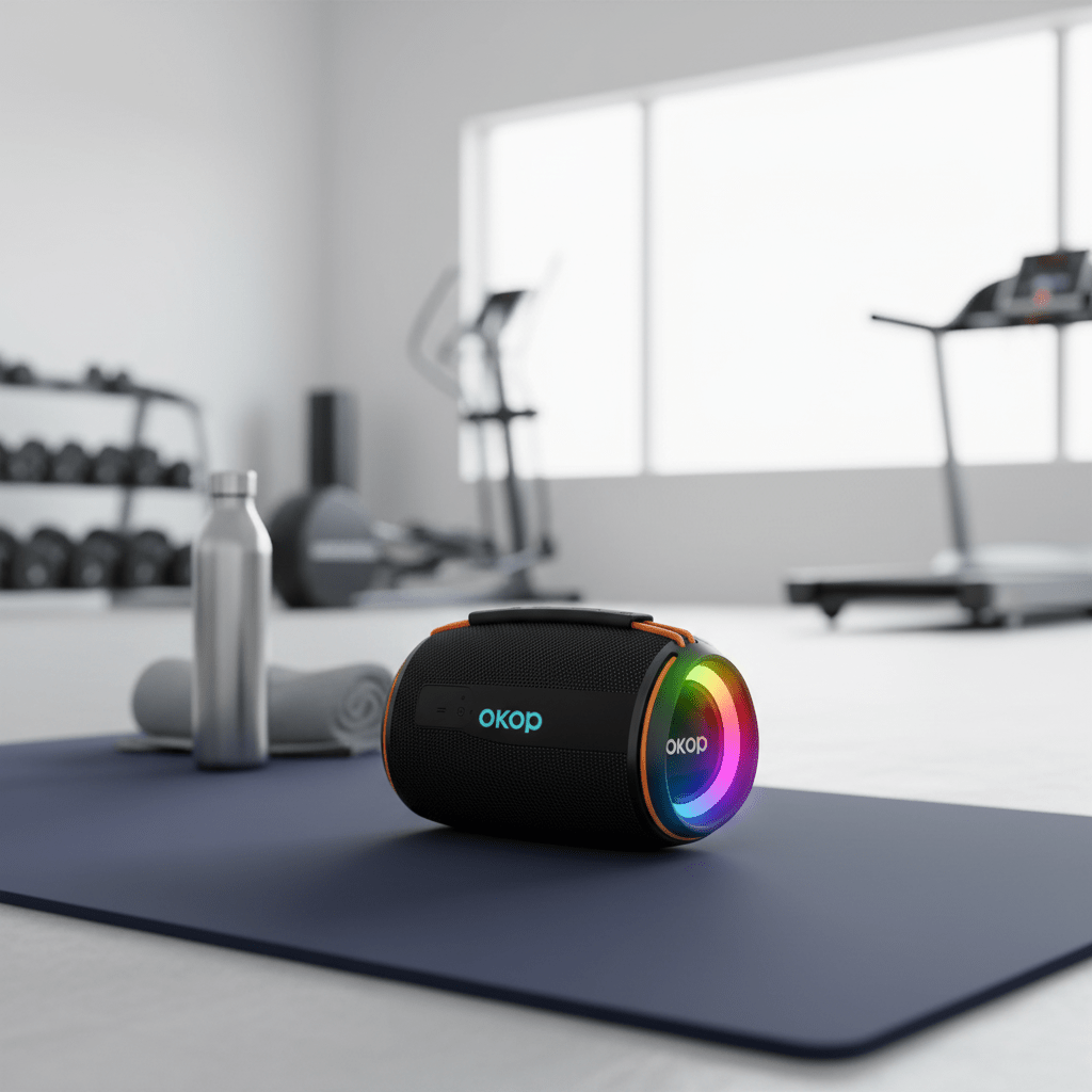 Hordozható Bluetooth Hangszóró RGB LED 20W 2400mAh - | Cyber Bazaar