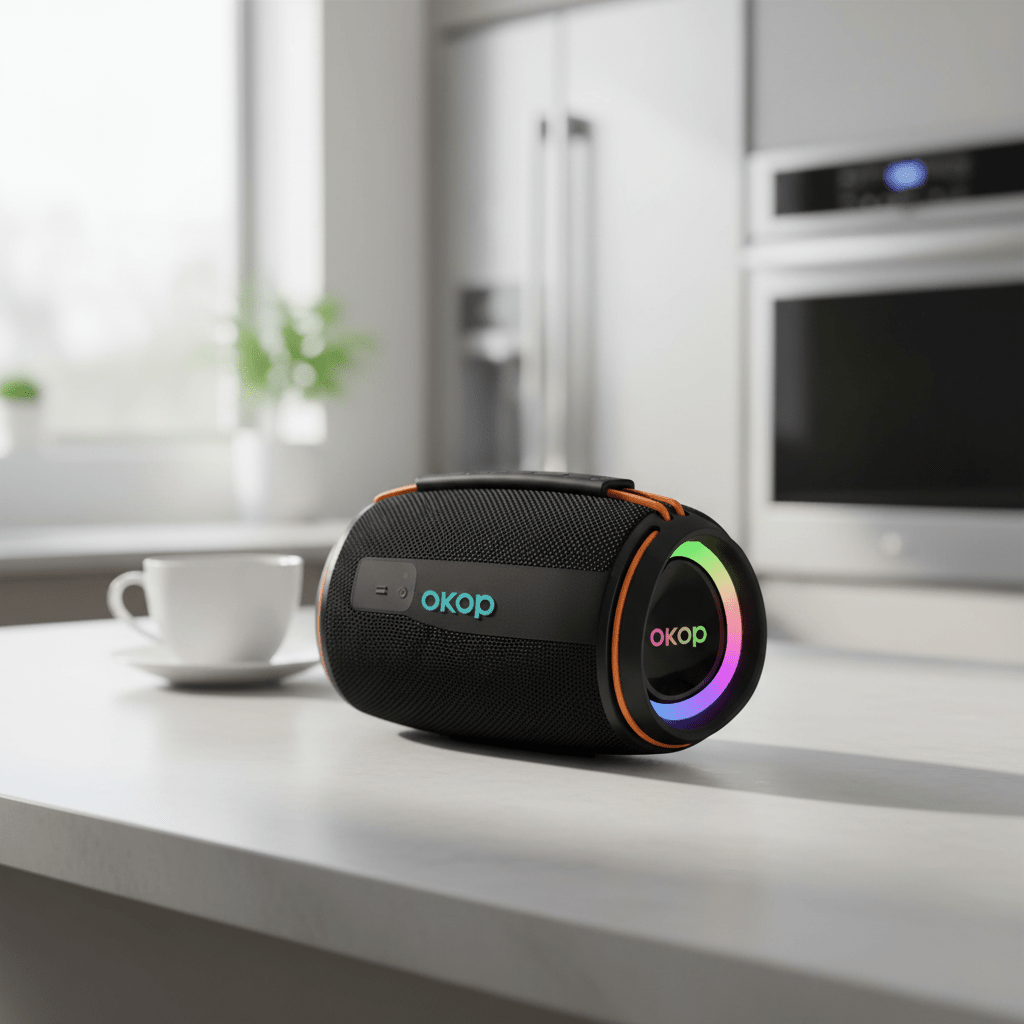 Hordozható Bluetooth Hangszóró RGB LED 20W 2400mAh - | Cyber Bazaar