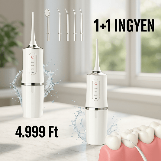 Hordozható fogászati vízselyem 1+1 Ingyen - | Cyber Bazaar