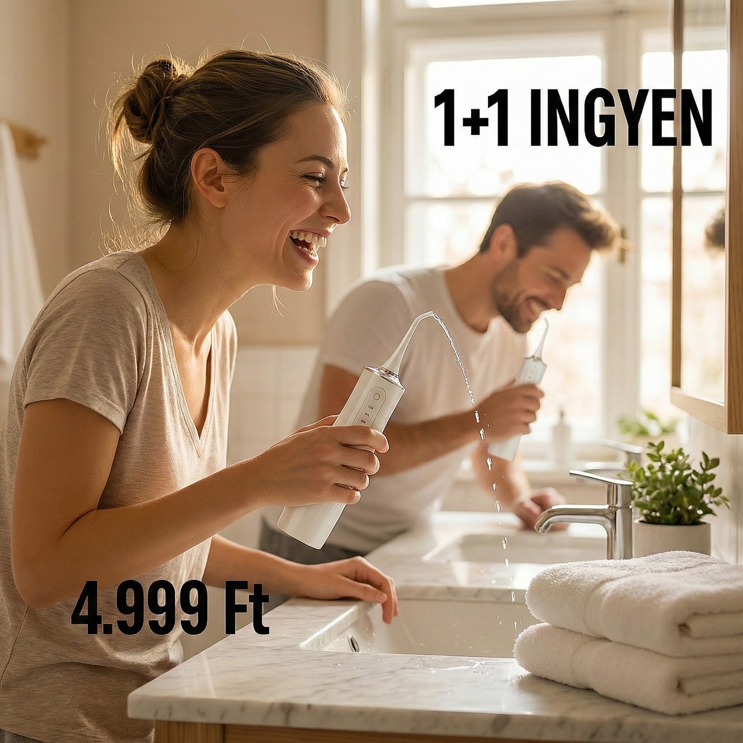 Hordozható fogászati vízselyem 1+1 Ingyen - | Cyber Bazaar