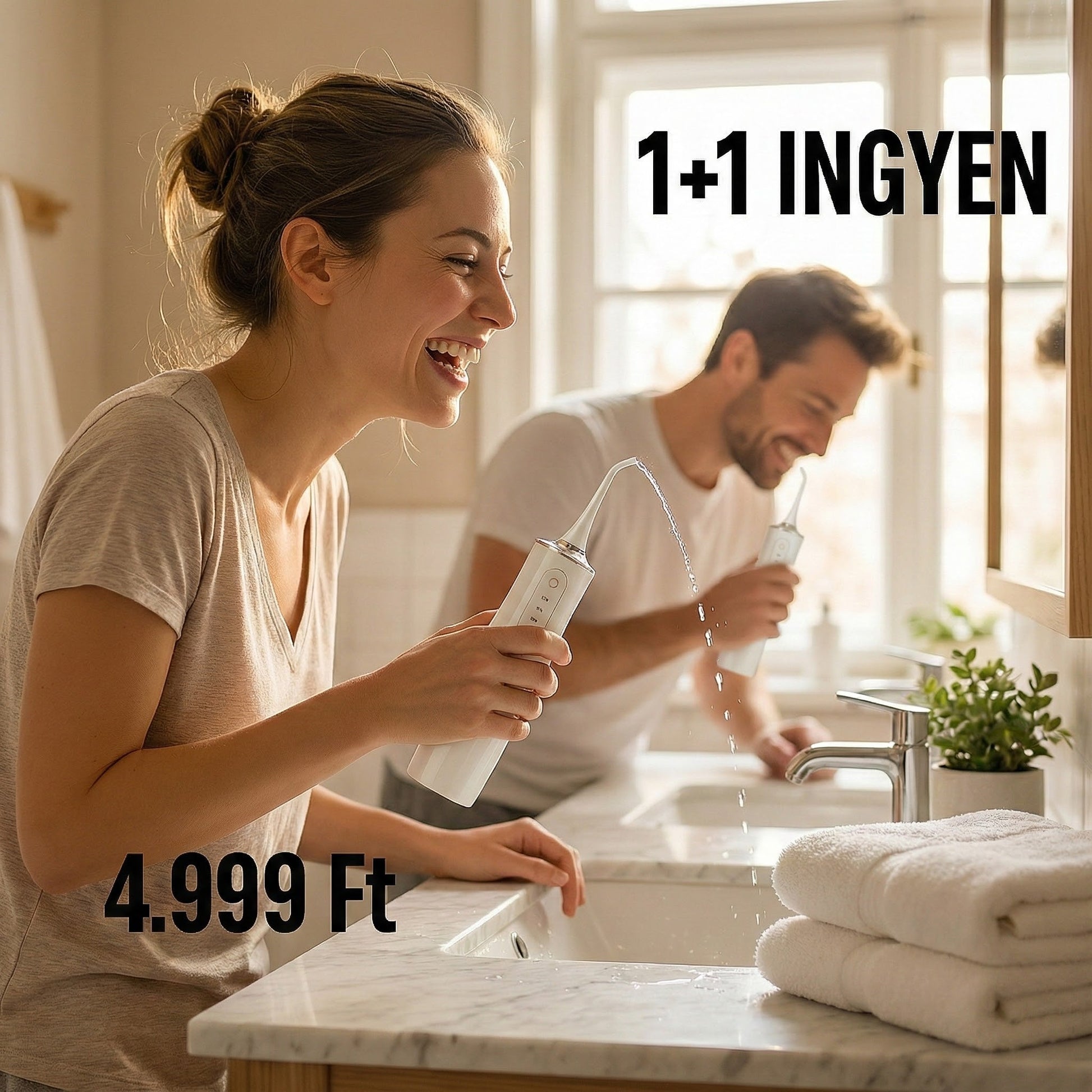 Hordozható fogászati vízselyem 1+1 Ingyen - | Cyber Bazaar